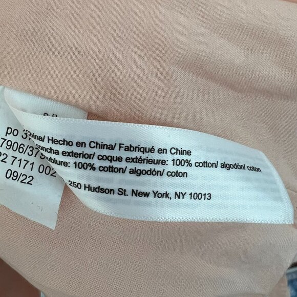 Eloquii Elements Peach Eyelet Ruffle Maxi Dress 22 2X - Picture 3 of 4